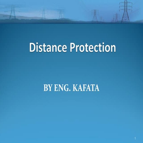 CO-1-Power System Protection-Distance Protection.pptx