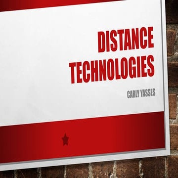 Distance Technologies 