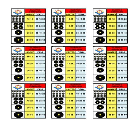 Distanze hunter e field picchetto rosso