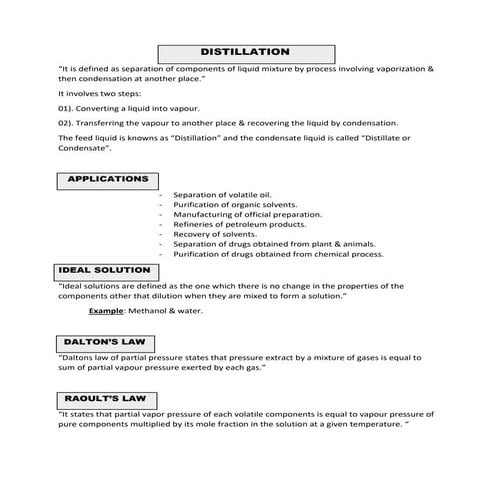 Distillation | PPTX