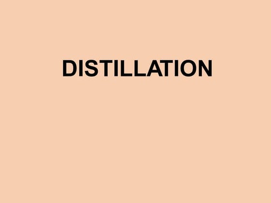 Distillation | PPT