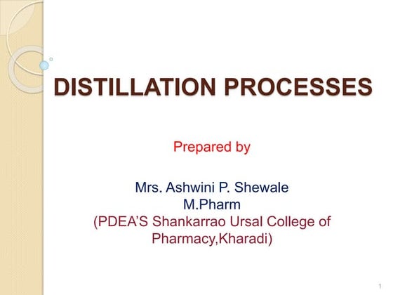 Distillation | PPT