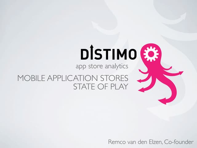 Distimo CTIA 2010 Presentation