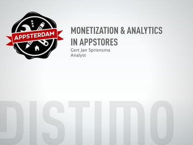 Monetization And Analytics In Appstores
