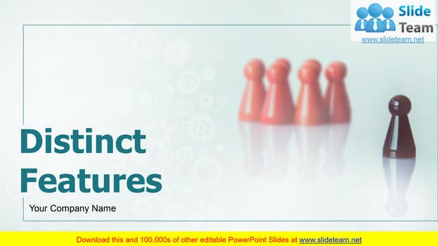Distinct Features PowerPoint Presentation Slides 