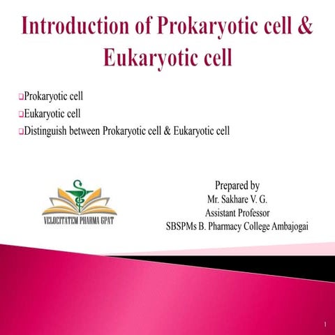 Distinguish between Prokaryotic and Eukaryotic cell.pdf