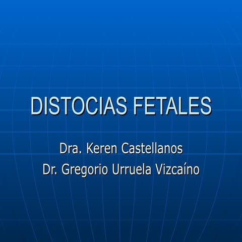 Distocias Fetales