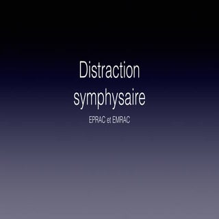 Distraction mandibulaire symphysair...