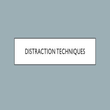 Distraction  techniques  in  CBT .  pptx
