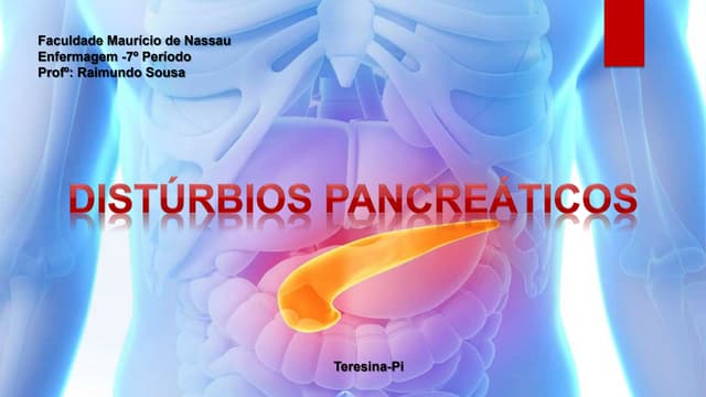 Distúrbios pancreáticos