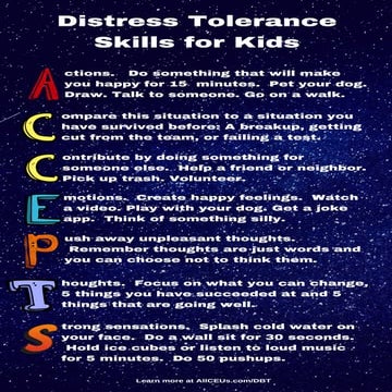 Distress tolerance skills for kids