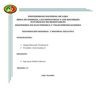 Distribución binomial final expo