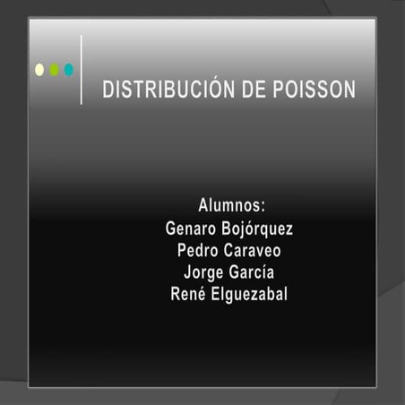 Distribución de poisson
