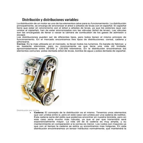 Distribución y distribuciones variables