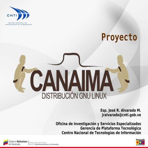 Distribucion GNU/Linux Canaima
