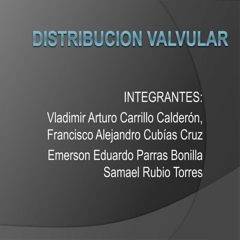 Distribucion valvuar (1)