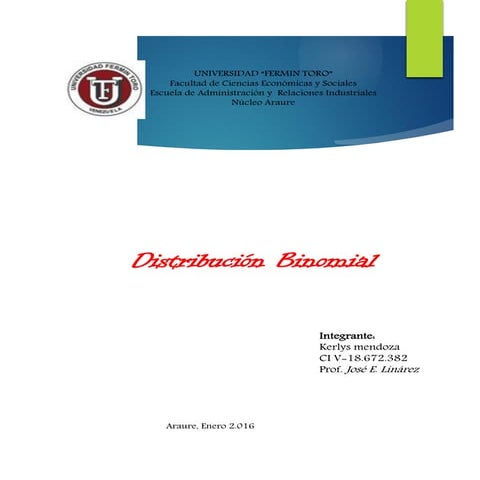 Distribucion binomial
