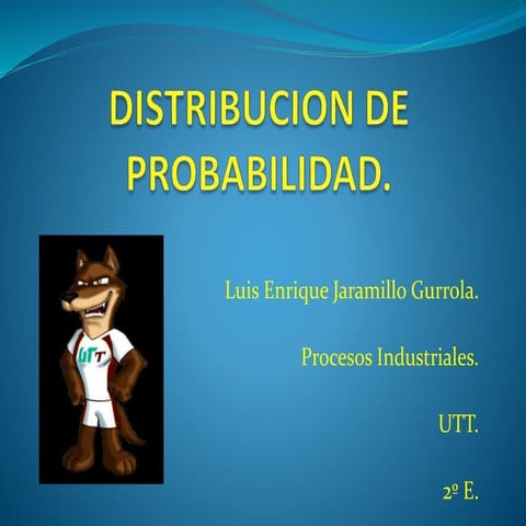 Distribucion de probabilidad