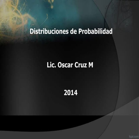 Distribuciones de probabilidad