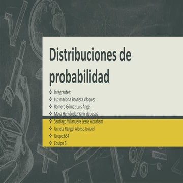 Distribuciones de probabilidad