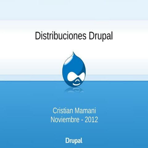 Dristribuciones Drupal