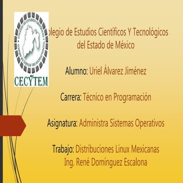 Distribuciones mexicanas Linux