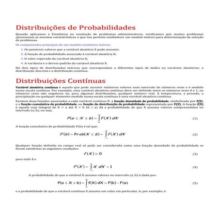 Distribuicao continua