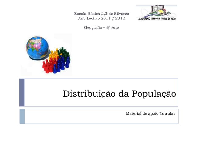 Distribuição população