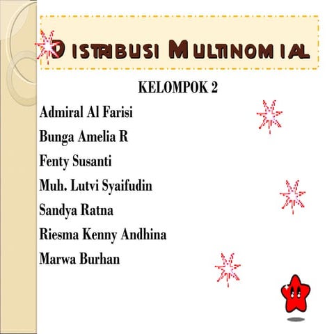 Distribusi multinomial