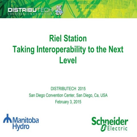 Distributech 2015   taking interoperability to the next level