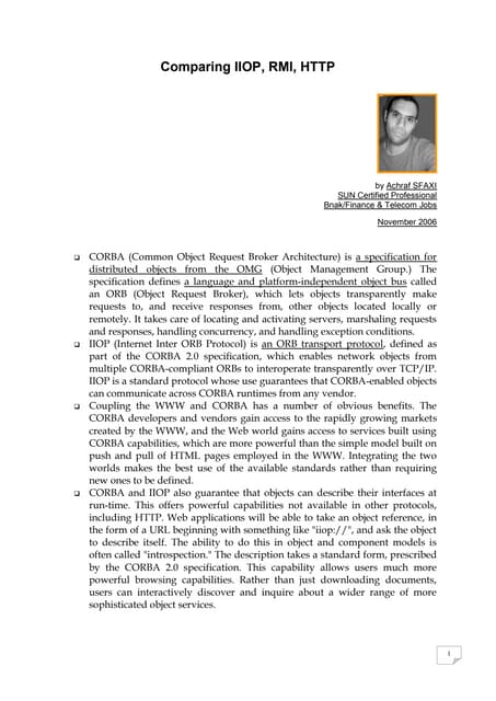 Distributed computing  - november 2006