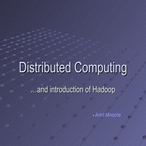 Distributed computing presentation | PPT
