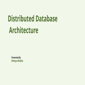 Three main Architectures For Parallel Database.pptx