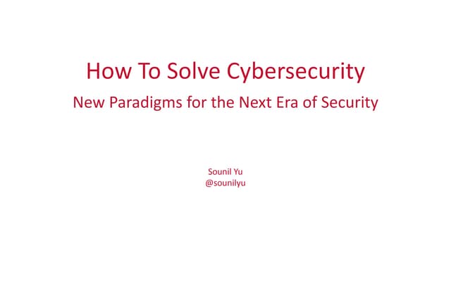 Distributed Immutable Ephemeral - New Paradigms for the Next Era of Security
