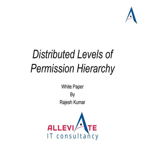AITC: White Paper on Distributed Level Of Permission Hierarchy