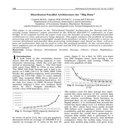 Distributed parallel architecture for big data