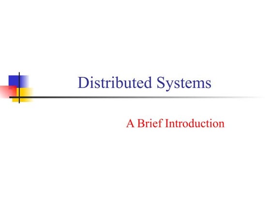 Trends in distributed systems | PPT