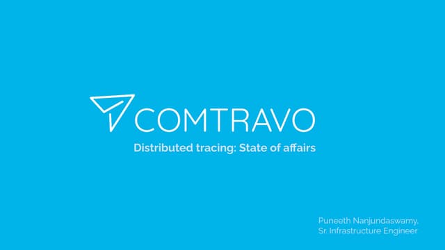 Distributed tracing