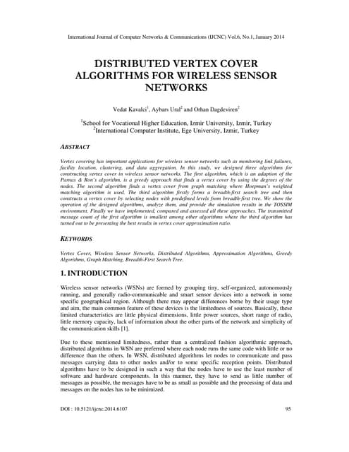 Distributed vertex cover