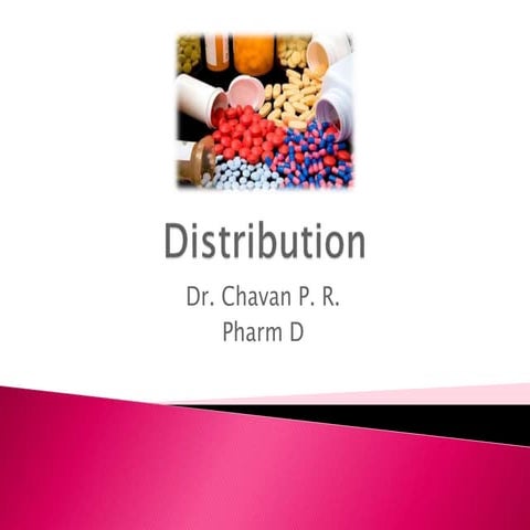 Distribution of drugs pharmacology ppt