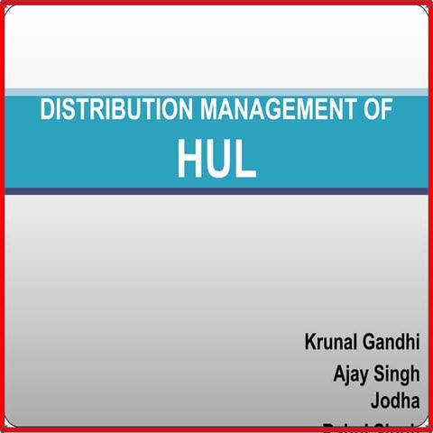 Distribution mgt