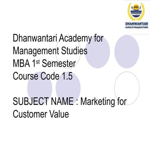 Distribution In Marketing For Customer value