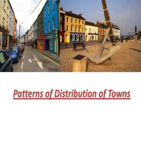 Distribution of Towns (Ireland)