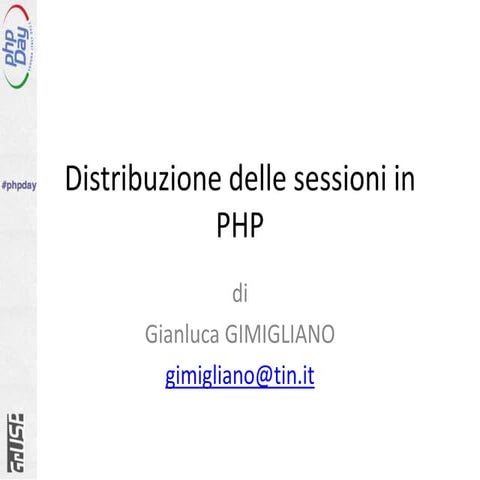 Distribuzione delle sessioni in PHP in caso di load balancing su più server