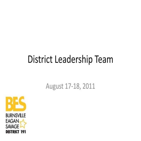 DLT August 2011 Retreat