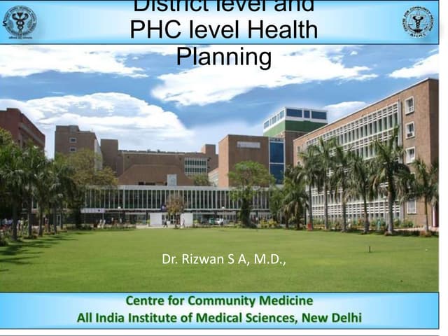 Health care infrastructure in rural India | PPTX