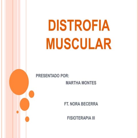 Distrofia muscular | PPTX
