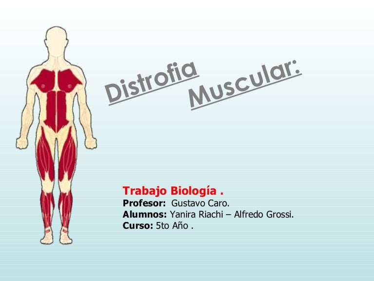 Distrofia muscular!