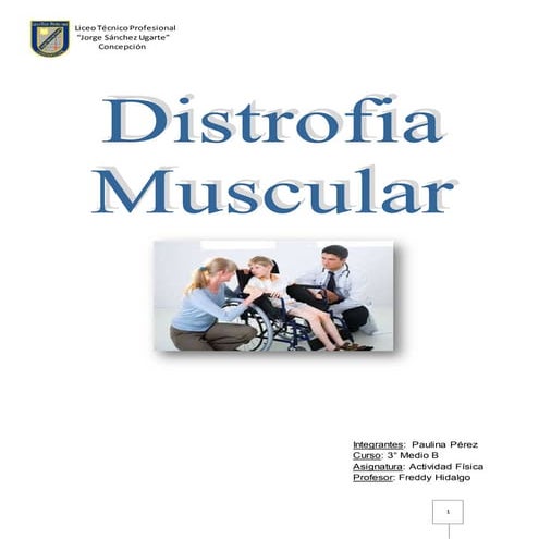 Distrofia muscular de duchenne | PPTX