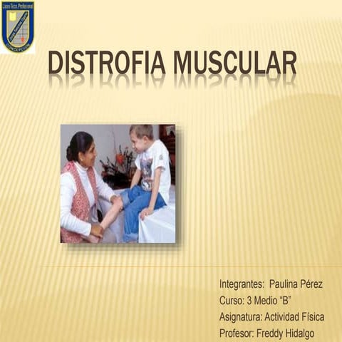 Distrofia muscular | PPTX